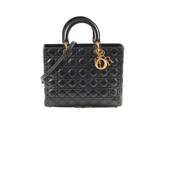 Christian Large Lady Dior Black Online now