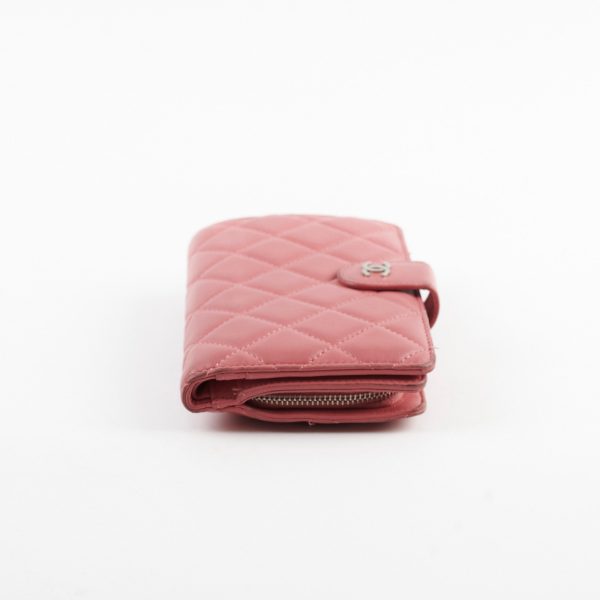 Chanel Compact Wallet Pink on Sale