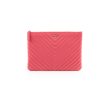 Chanel O Case Medium Chevron Pink Lambskin - Series 24 For Cheap