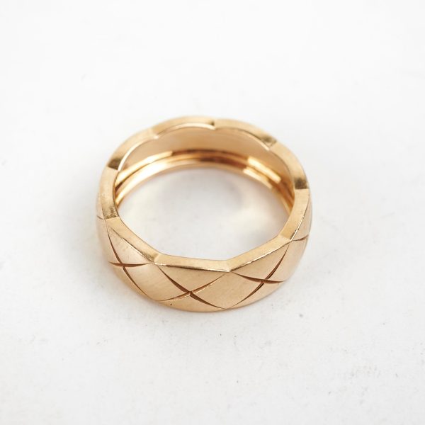 Chanel Coco Crush Ring Yellow Gold Size 55 Online Hot Sale