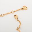 Dior Petit CD Yellow Gold Rhinestone Pearl Bracelet Costume Jewellery Online Sale