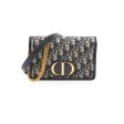 Christian Dior Montaigne Belt Bag with Chain Navy Online Sale