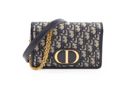 Christian Dior Montaigne Belt Bag with Chain Navy Online Sale