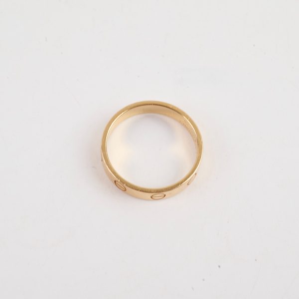 Cartier Small Model Love Ring Size 54 Pink Gold on Sale