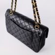 Chanel Medium M L Caviar Classic Flap Black 23 series on Sale