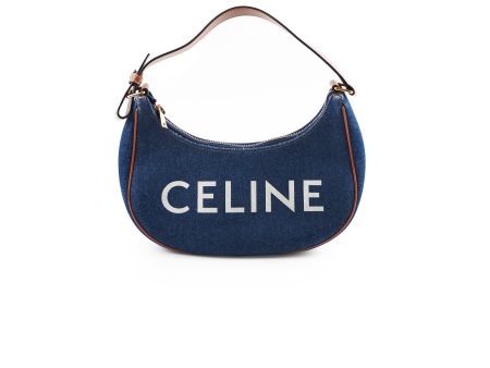 Celine Medium Ava Denim Shoulder Bag Online Sale