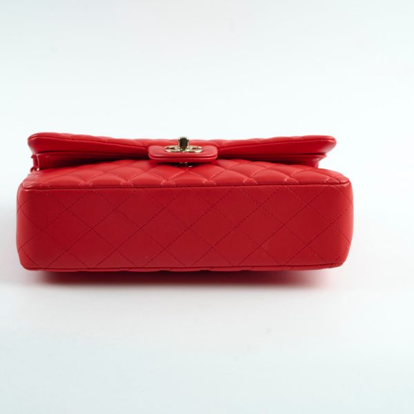 Chanel Medium Classic Flap Red Lambskin Online