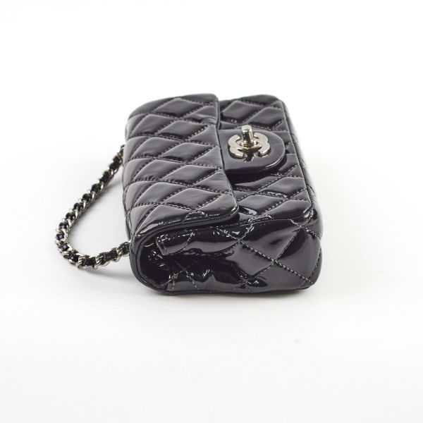 Chanel Extra Mini Patent Flap Black Hot on Sale