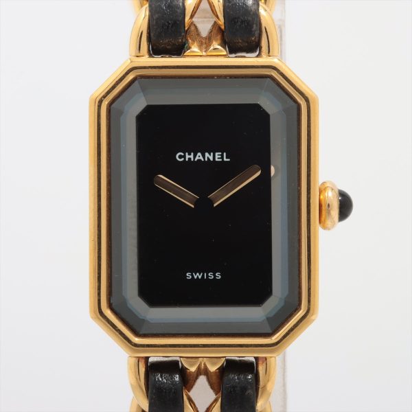 Chanel Premiere L Black Gold Watch For Cheap