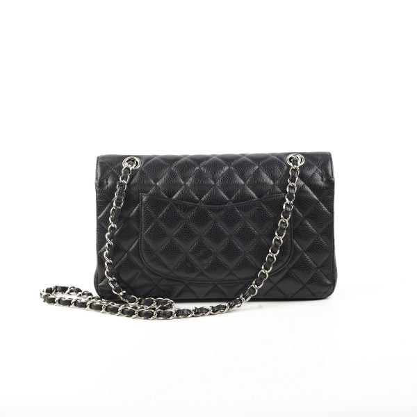 Chanel Classic Flap Medium Large M L Caviar Black- Series 13 Cheap