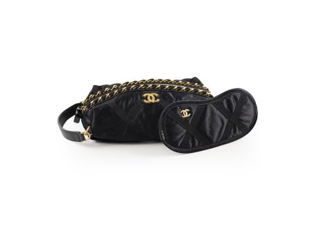 Chanel Cosmetic Pouch Black Sale