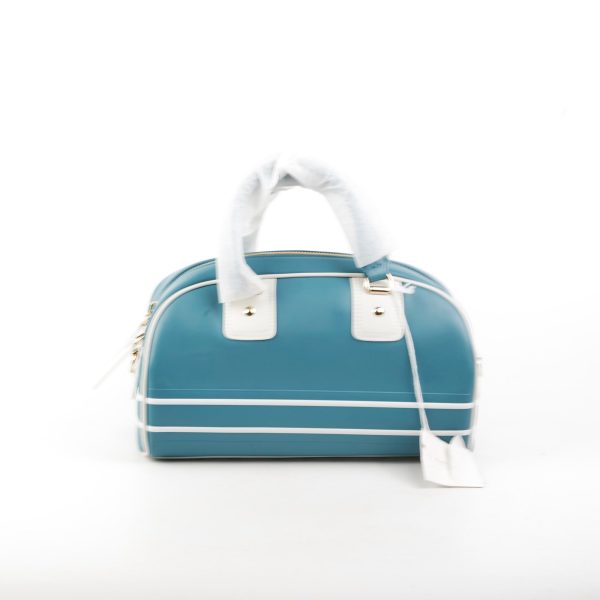 Christian Dior Small Vibe Zip Bowling Bag Aqua Fashion