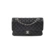 Chanel Classic Flap Medium Large M L Caviar Black- Series 13 Cheap