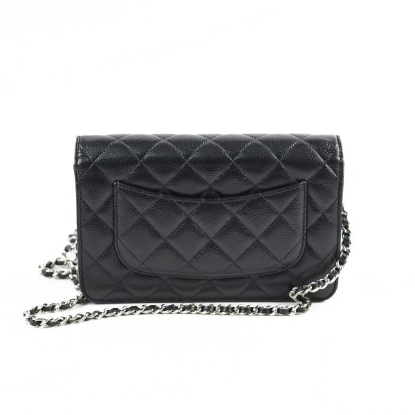 Chanel Wallet on Chain WOC Caviar Black Microchipped For Discount