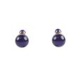 Christian Dior Tribal Earrings Blue Discount