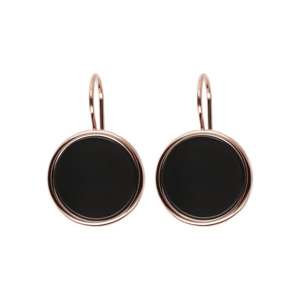 Bronzallure Black Onyx Drop Earrings Online