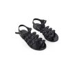 Chanel Chain Sandals Black Size 36 on Sale