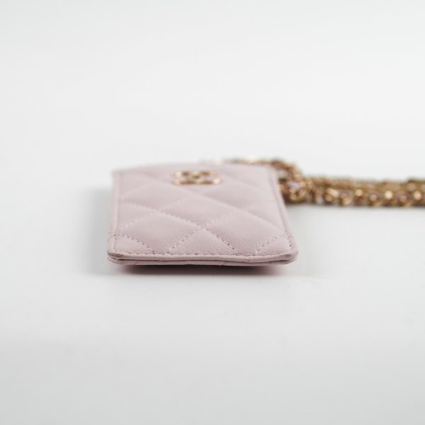 Chanel Caviar ID Crad Holder Pink Online Sale