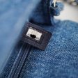 Chanel Mini Denim Square Blue 30 Series Online now