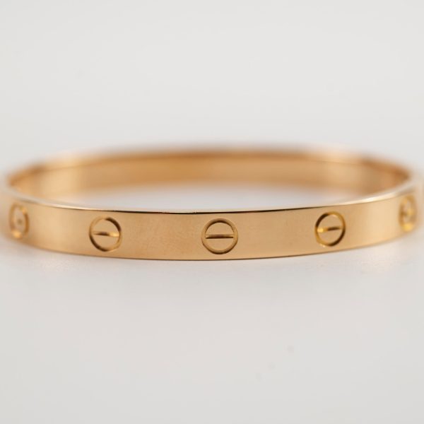 Cartier Love Size 16 Pink Gold Bracelet Online Hot Sale