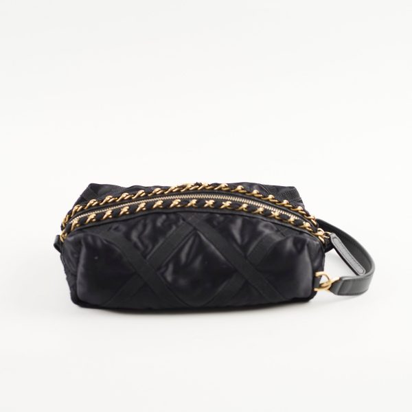 Chanel Cosmetic Pouch Black Sale