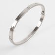 Cartier Love Bracelet White Gold Small Model Size 16 For Discount