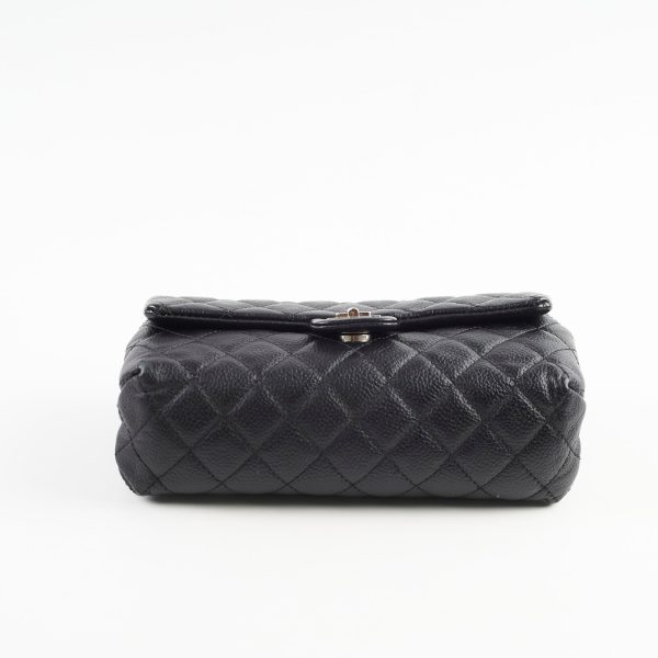 Chnael Mini Black Caviar Uniform Belt Bag Online now