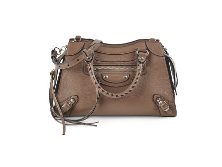 Balenciaga Neo Classic Taupe Shoulder Bag Online now