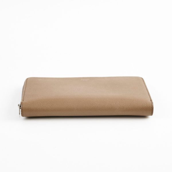 Celine Long Wallet Dark Beige Hot on Sale