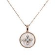 Bronzallure MOP & CZ Necklace For Sale