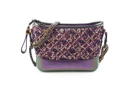 Deal of The Week - Chanel Small Gabriella Sequin Iridescent Purple 27 Series Fashion