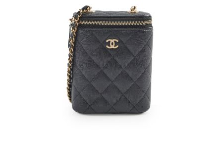 Chanel 23C Small Vanity Case Caviar Black Crossbody Bag Online