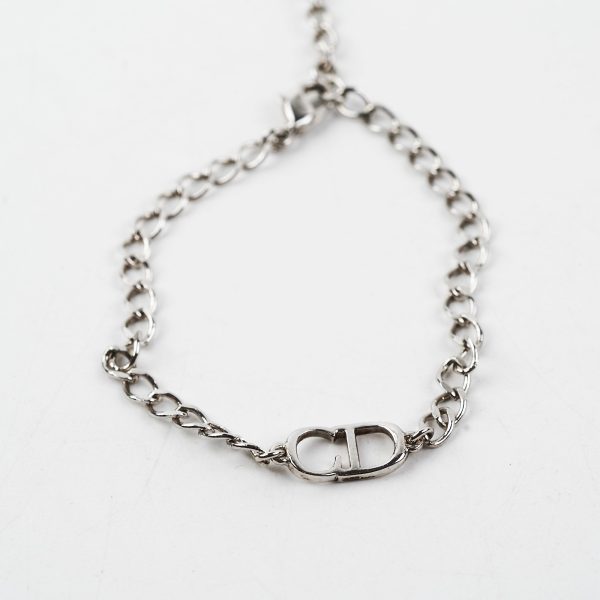 Christian Dior CD Silver Bracelet Costume Jewellery Online now