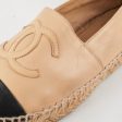 Chanel Espadrilles Shoes Beige Size 37 For Discount