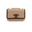 Chanel Small Filigree Beige Caviar Crossbody - Series 23 Hot on Sale