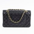 Chanel Medium Large Classic Double Flap Caviar Black 2021 Sale