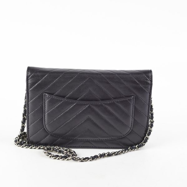 Chanel Wallet On Chain WOC Calfskin Black For Discount