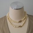 Chanel Pearl Long CC Logo Necklace Costume Jewellery on Sale