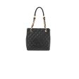 Chanel Caviar PST Petite Shopping Tote Black Online Hot Sale