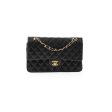 Chanel Classic Lambskin M L Medium Large Flap Black For Discount