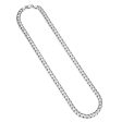 ETHOS RHOD PLTD 220 SQUARE CURB CHAIN 22  on Sale