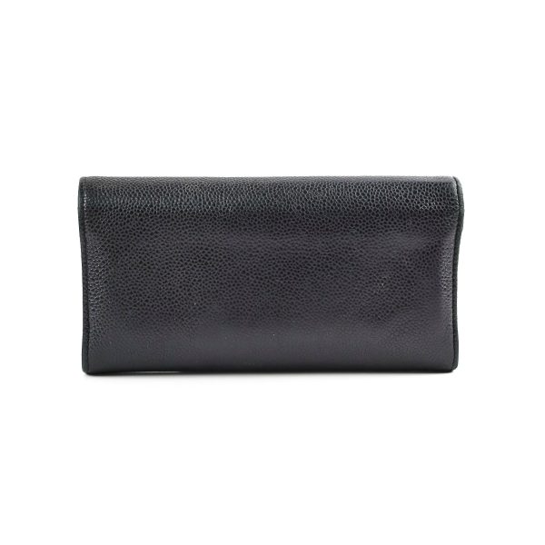 Chanel Long Wallet Black 18 Series Fashion