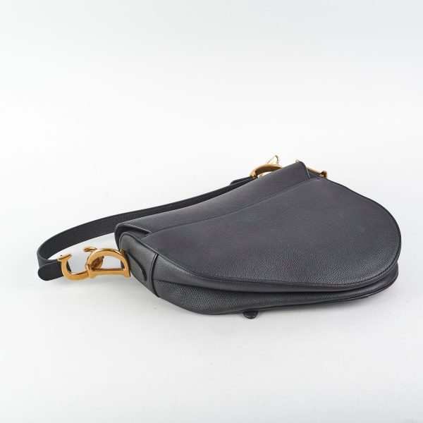 Christian Dior Saddle Bag Black Sale