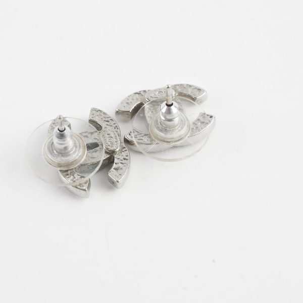 Chanel CC Logo Crystal Earrings Supply