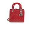 Deal of The Week - Christian Dior Lady Dior Medium Red Patent Online Hot Sale