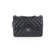 Chanel Large Seasonal Flap Black Lambskin Bag Hot on Sale