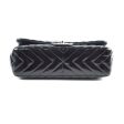 Chanel Jumbo Single Flap Chevron Black For Cheap