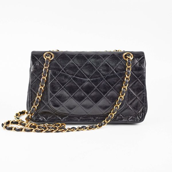 Chanel Vintage Small Classic Flap Lambskin Black - Series 2 Online