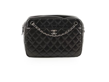 Chanel Vintage Bowling Bag Black Lambskin - Series 12 Supply