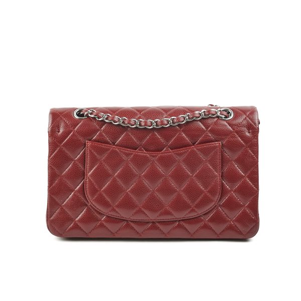 Chanel Classic Flap Medium Large M L Caviar Burgundy - Series 15 Online now